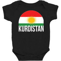 Kurdistan Kurds Syria Iraq Gift   Turkey Flag For Baby Bodysuit | Artistshot