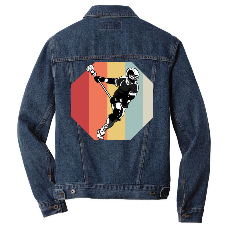 Lacrosse Bat Ball (12) Men Denim Jacket by ChuArt. | Artistshot