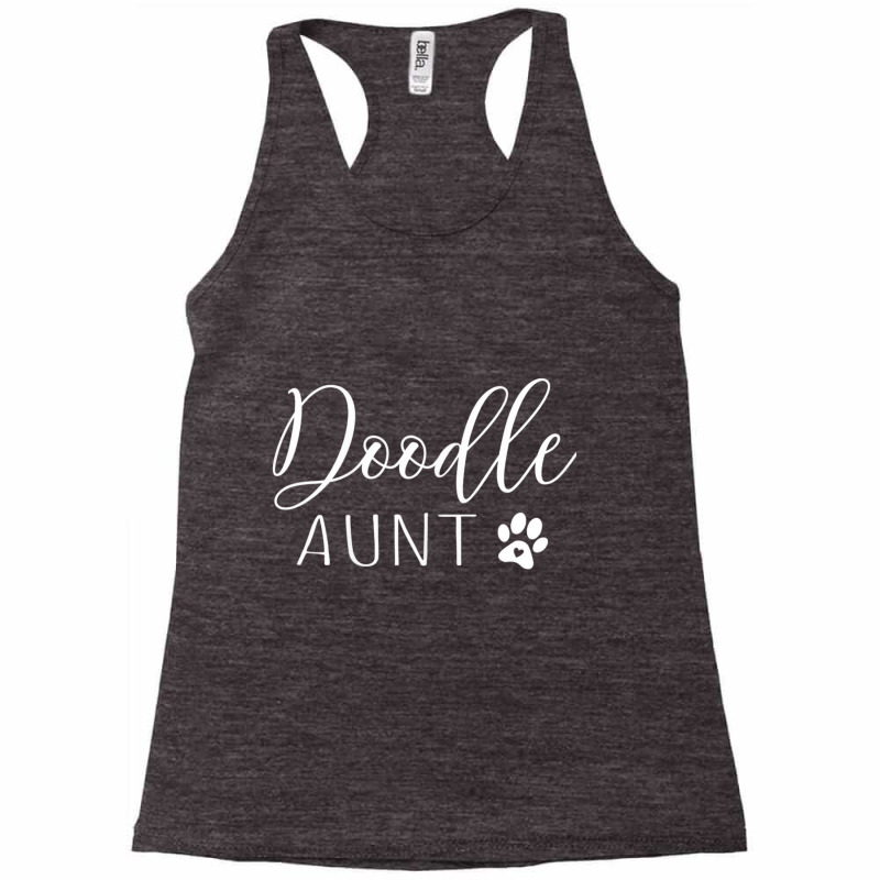 Womens Doodle Aunt Dog Auntie Gift Golden Goldendo Racerback Tank by galloywa | Artistshot