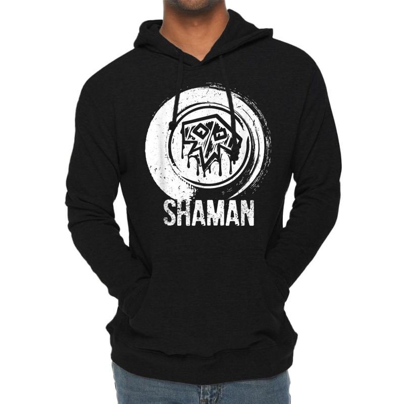 Wow Shaman Role Playing Gamer T Shirt Lightweight Hoodie by sudhirka | Artistshot