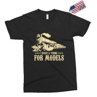 I Have A Thing For Models   Model Train Locomotive Exclusive T-shirt | Artistshot