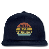 Civil Engineers  World's Okayest Civil Engi Printed Hat | Artistshot