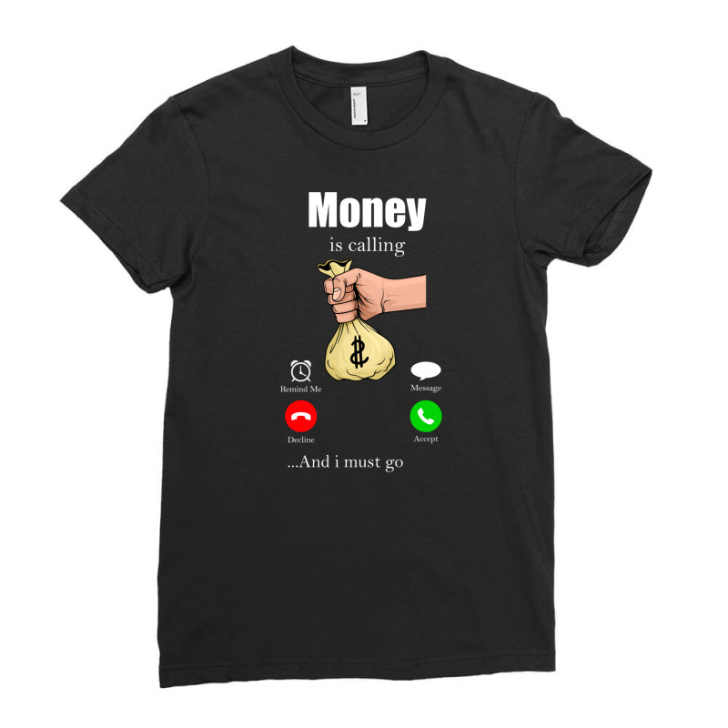 Money Capitalism Investor Fortune Rich Dollar (7) Ladies Fitted T-Shirt by ChuArt. | Artistshot