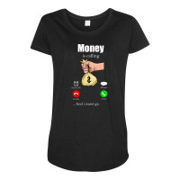 Money Capitalism Investor Fortune Rich Dollar (7) Maternity Scoop Neck T-shirt | Artistshot