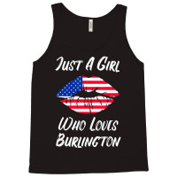 Lips Mouth Love American Flag Burlington T Shirt Tank Top | Artistshot