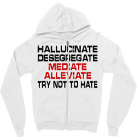 Mediate 2, Silver Premium T Shirt Zipper Hoodie | Artistshot