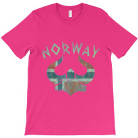 Norway Viking Helmet Scandinavian Norway Flag T-shirt | Artistshot