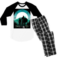 Kratos And Son Men's 3/4 Sleeve Pajama Set | Artistshot