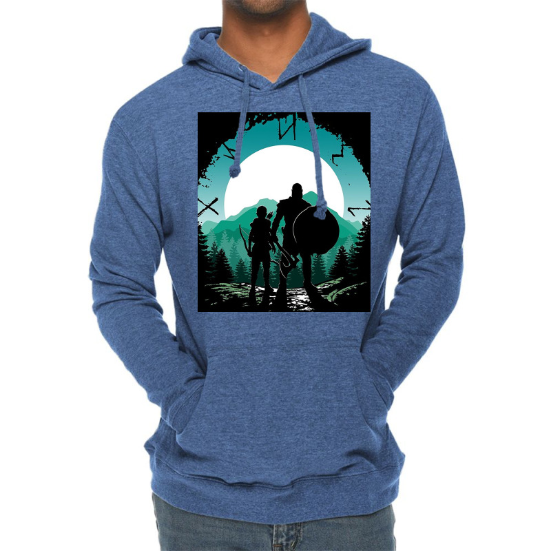 Kratos And Son Lightweight Hoodie | Artistshot