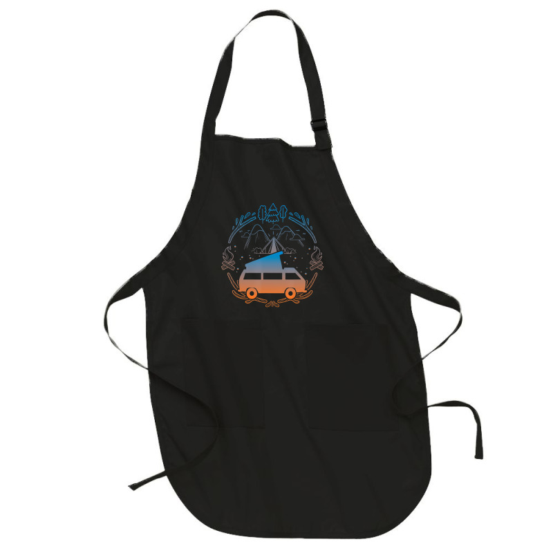 Van Life Design   Vanagon Van Bus Dipper Campfire Full-length Apron | Artistshot