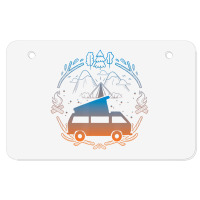 Van Life Design   Vanagon Van Bus Dipper Campfire Atv License Plate | Artistshot