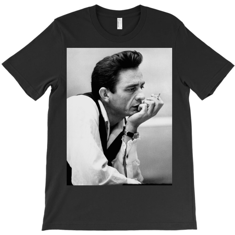 Johnny Cash-thinking T-shirt | Artistshot