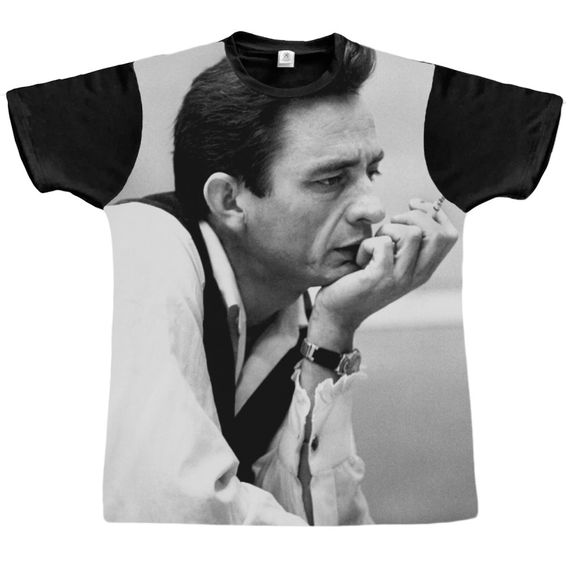 Johnny Cash-thinking Graphic T-shirt | Artistshot