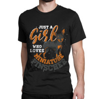 Just A Girl Who Loves Miniature Pinscher Dog Min P Classic T-shirt | Artistshot