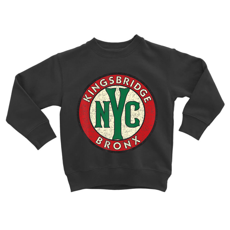 Kingsbridge Vintage Road Sign Distressed Print T S Toddler Sweatshirt | Artistshot