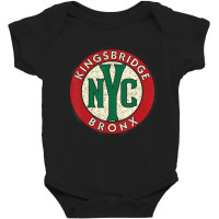 Kingsbridge Vintage Road Sign Distressed Print T S Baby Bodysuit | Artistshot