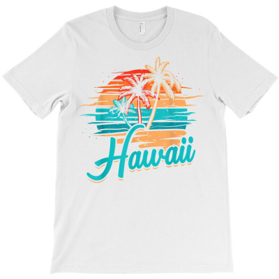 Hawaiian Island Tropical Hawaii Design Vacation Souvenir T Shirt T-shirt Designed By Luan Truong
