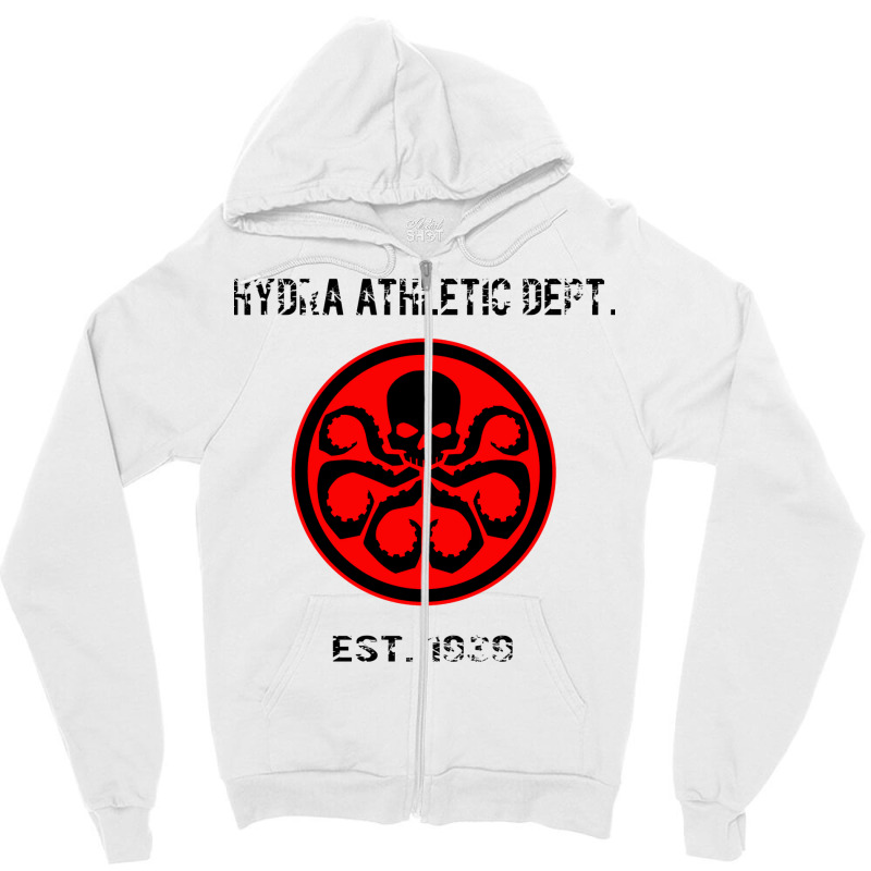 Hydra Athletic Department Zipper Hoodie by hackelsodrulg | Artistshot