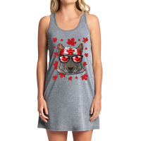 Canadian Squirrel Patriotic Canada Flag Maple Leaf Tank Dress | Artistshot