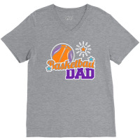 Basketball Dad V-neck Tee | Artistshot