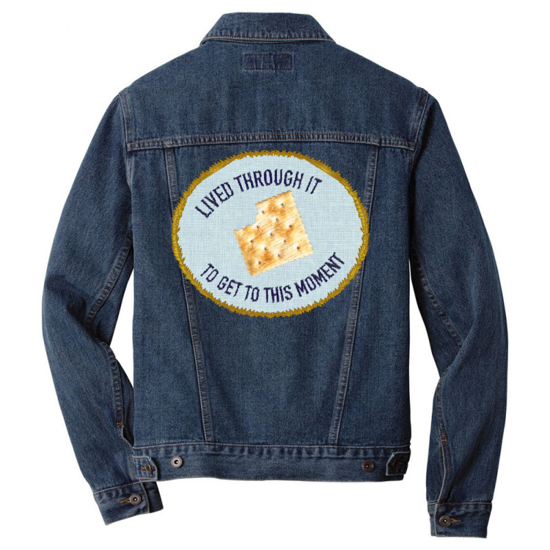 Saltine Sticker Sticke Men Denim Jacket | Artistshot