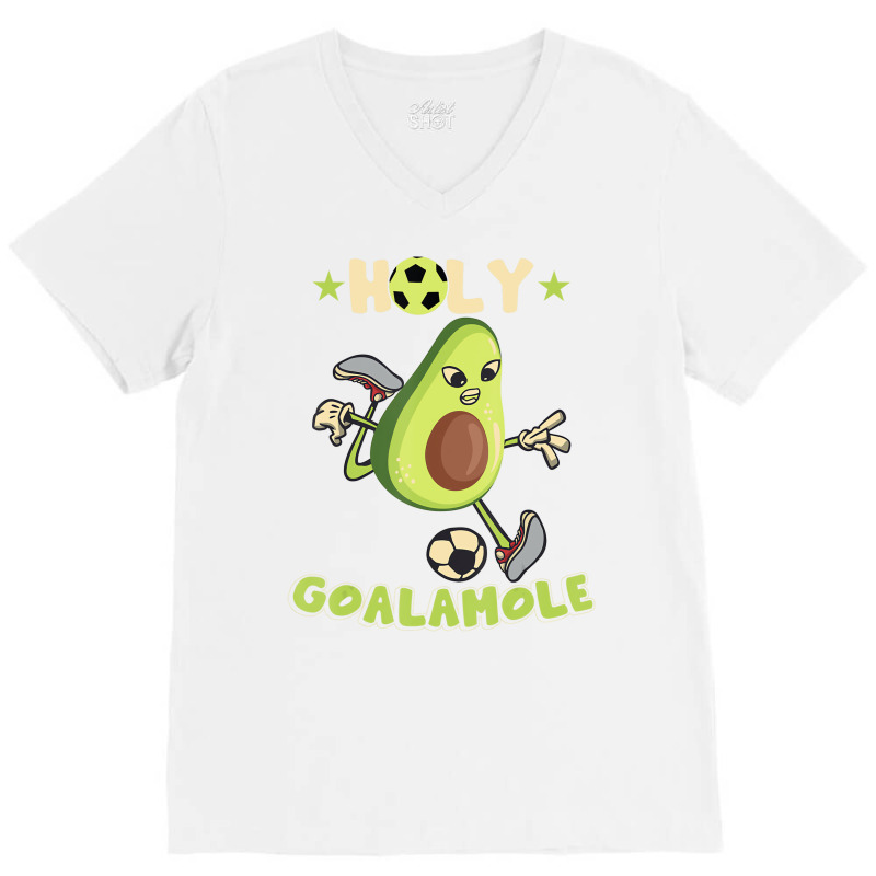 Holy Goalamole Avocado Soccer Guacamole Kids Avoca V-neck Tee | Artistshot