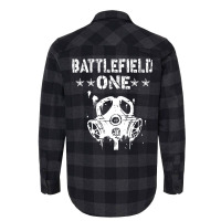 Battlefield One Gas Mask Flannel Shirt | Artistshot