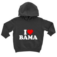 I Love Heart Bama Alabama T Shirt Toddler Hoodie | Artistshot