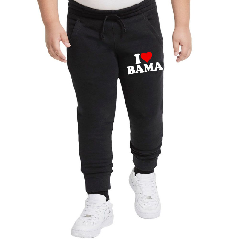 I Love Heart Bama Alabama T Shirt Youth Jogger by hausch | Artistshot