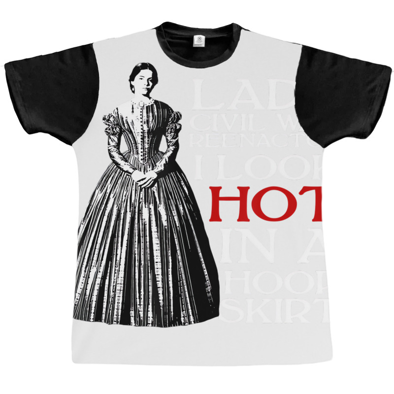 Lady Civil War Reenactor Historical Reenactment T Graphic T-shirt by kranendon | Artistshot