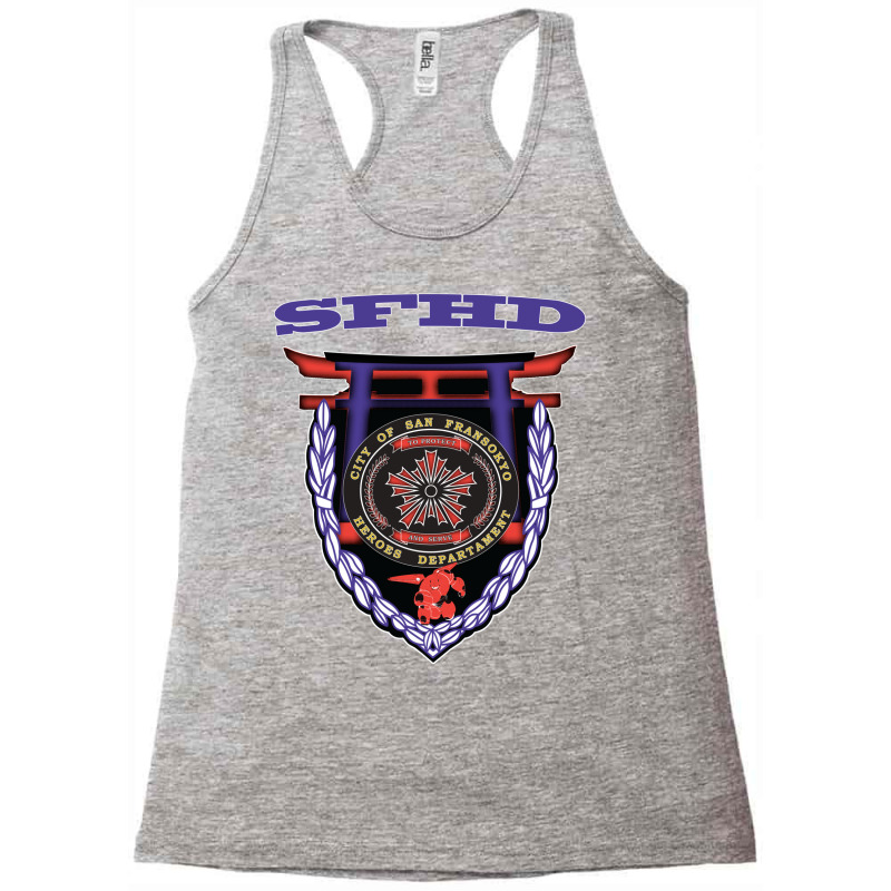 San Fransokyo Heroes Department Racerback Tank by tofigasaadnaj | Artistshot