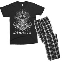 Mediation, Lotus Seat, Lotus Flower, Namaste Buddh Men's T-shirt Pajama Set | Artistshot