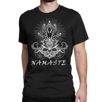 Mediation, Lotus Seat, Lotus Flower, Namaste Buddh Classic T-shirt | Artistshot