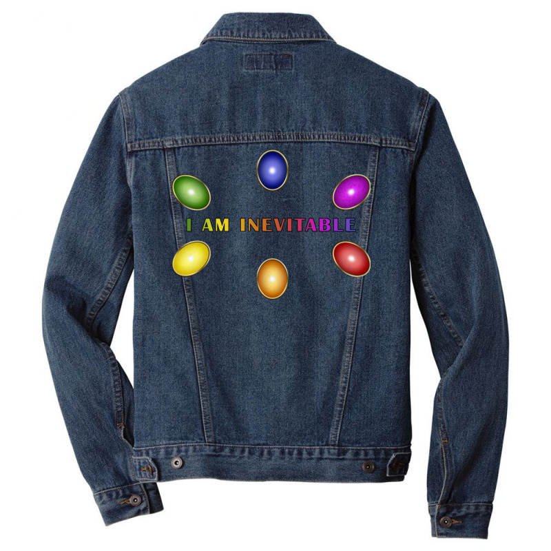 I Am Inevitable 2 Men Denim Jacket by hackelsodrulg | Artistshot