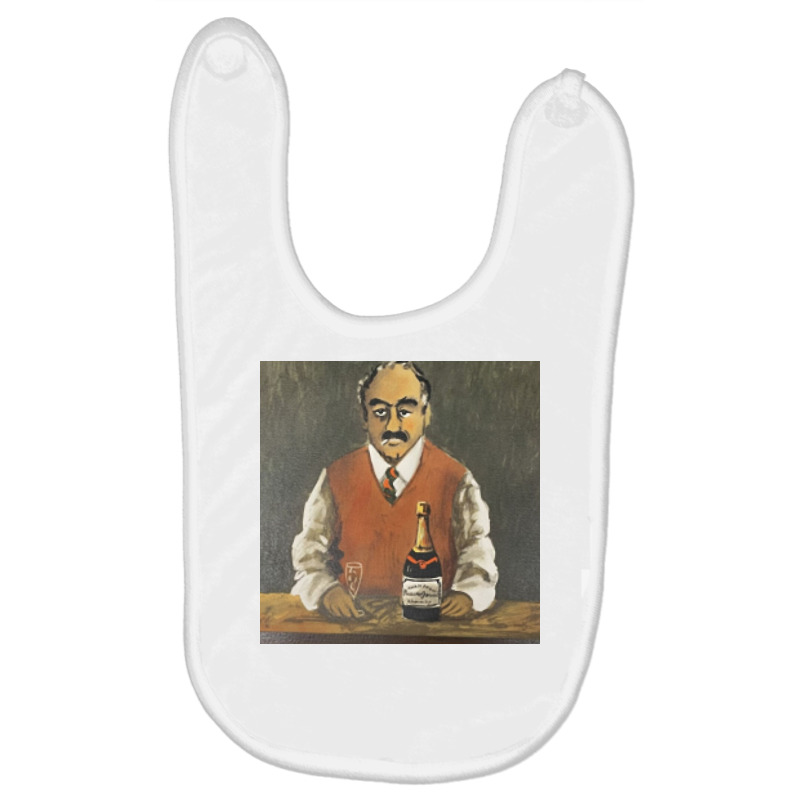 Guy Buffet Martini Cogarette Baby Bibs by faizalthrone | Artistshot