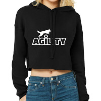 Dog Agility T Shirt Cropped Hoodie | Artistshot