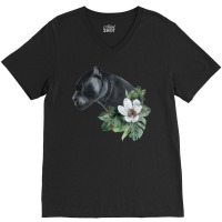 Beautiful Watercolor Panther V-neck Tee | Artistshot