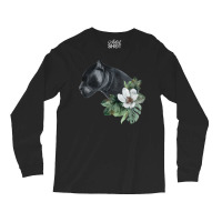 Beautiful Watercolor Panther Long Sleeve Shirts | Artistshot