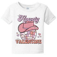 Preppy Cowgirl Howdy Valentine Heart Disco Valenti Baby Tee | Artistshot