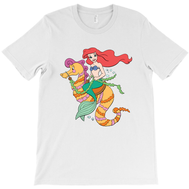 Mermaid And Seahorse T-shirt | Artistshot