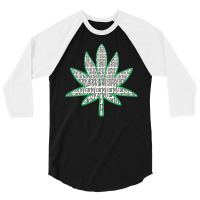 Feuille Cannabis 3/4 Sleeve Shirt | Artistshot