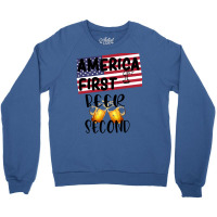 Beer Second Graphic Masque Crewneck Sweatshirt | Artistshot