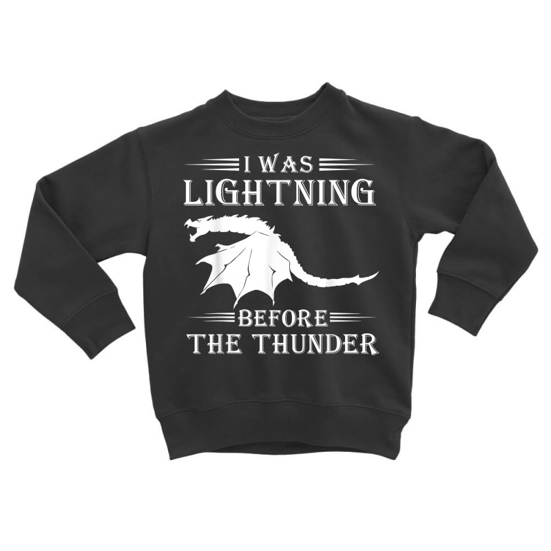 Thunder Dragon Birthday Gift T Shirt Toddler Sweatshirt by bantonjo | Artistshot