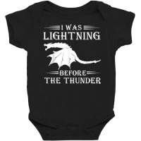 Thunder Dragon Birthday Gift T Shirt Baby Bodysuit | Artistshot