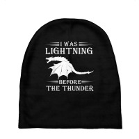 Thunder Dragon Birthday Gift T Shirt Baby Beanies | Artistshot