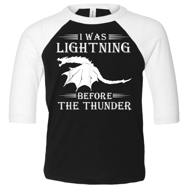 Thunder Dragon Birthday Gift T Shirt Toddler 3/4 Sleeve Tee by bantonjo | Artistshot