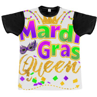 Mardi Gras Queen Crown Parade Costume Party Women Graphic T-shirt | Artistshot