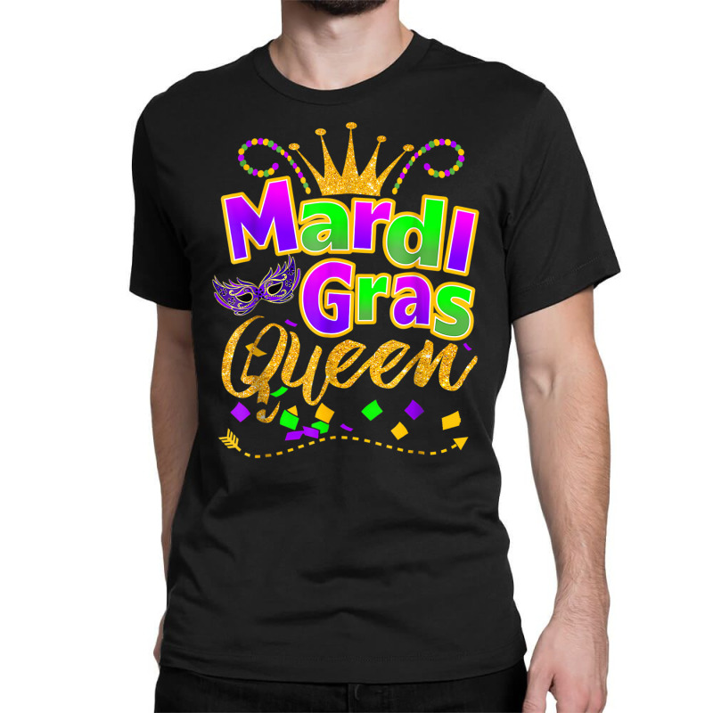 Mardi Gras Queen Crown Parade Costume Party Women Classic T-shirt by scrabeck | Artistshot