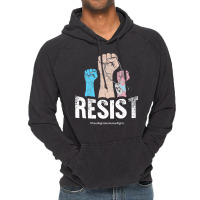 Resist! Stand Up For Trans Rights! Vintage Hoodie | Artistshot