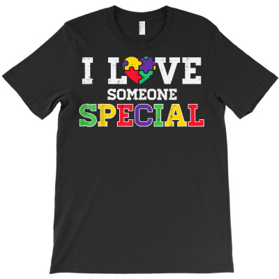 I Love Someone Special Puzzle Autism Awareness T Shirt T-shirt Designed By Luan Truong